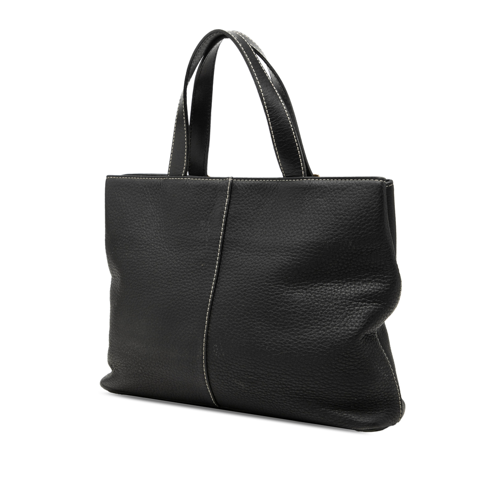 Pre-Loved Burberry Leather Tote - Picture 2 of 6
